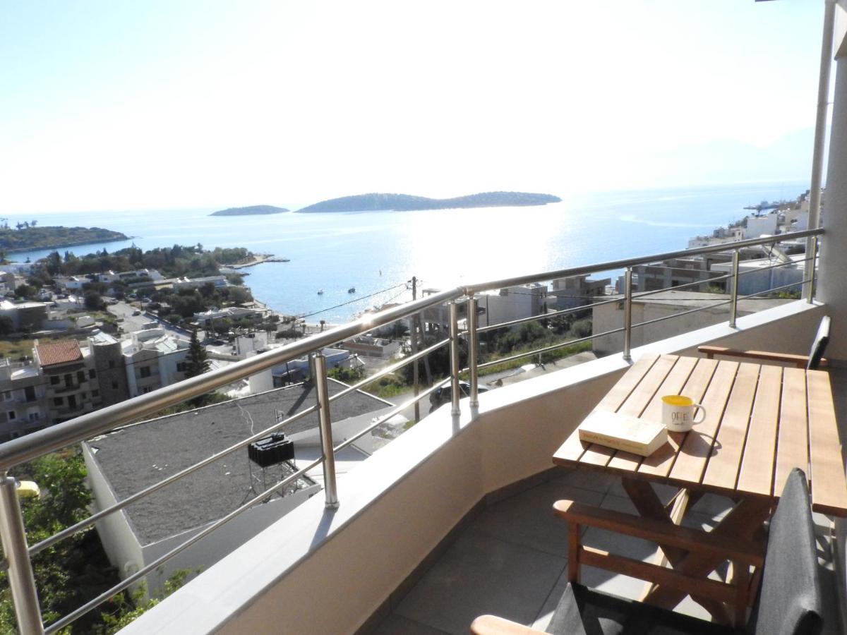 Elea Sea View Apartment In Ag. Nikolaos อายิโอสนิโกลาโอส ภายนอก รูปภาพ